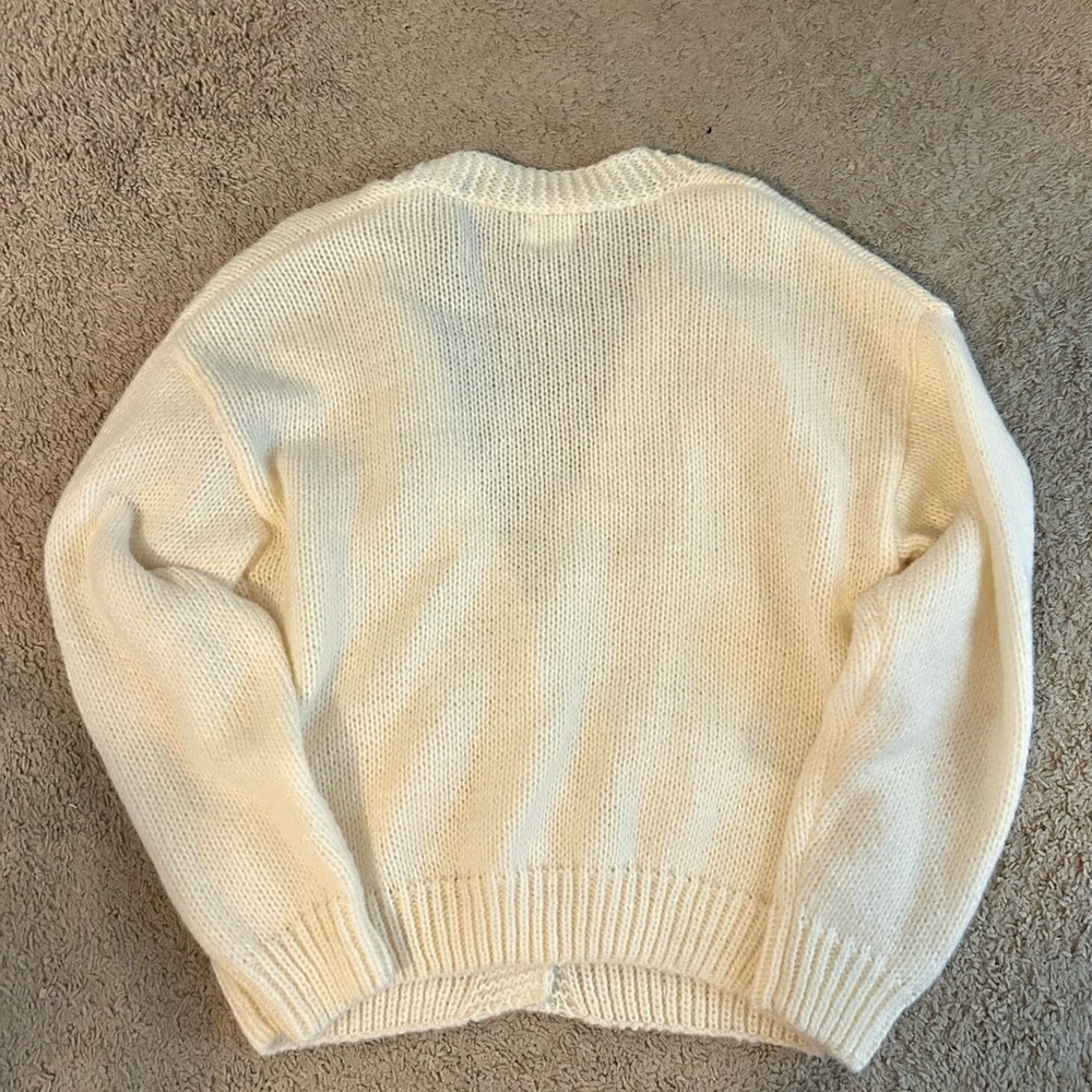 Luna Ivy Strawberry Knit Cardigan Sweater - Picture 3 of 3